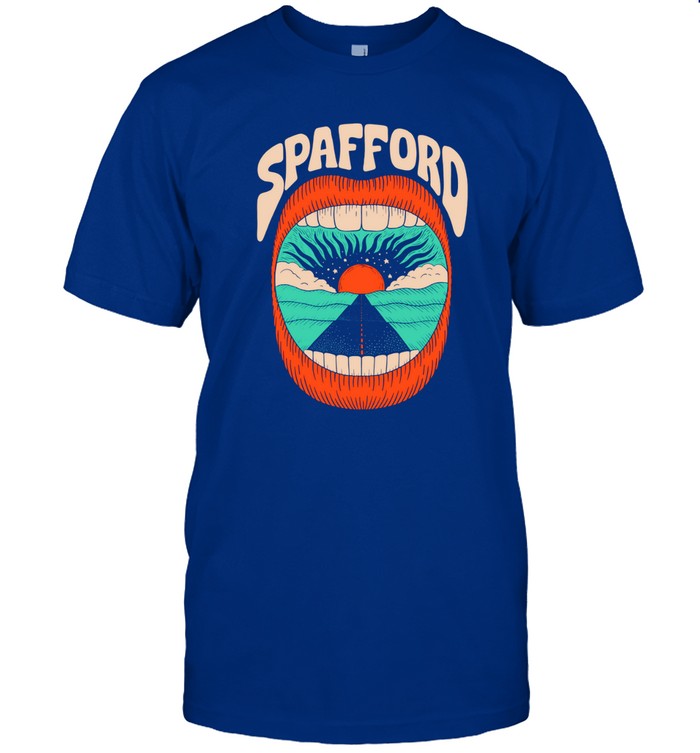 Spafford Blue Mouth T-Shirt