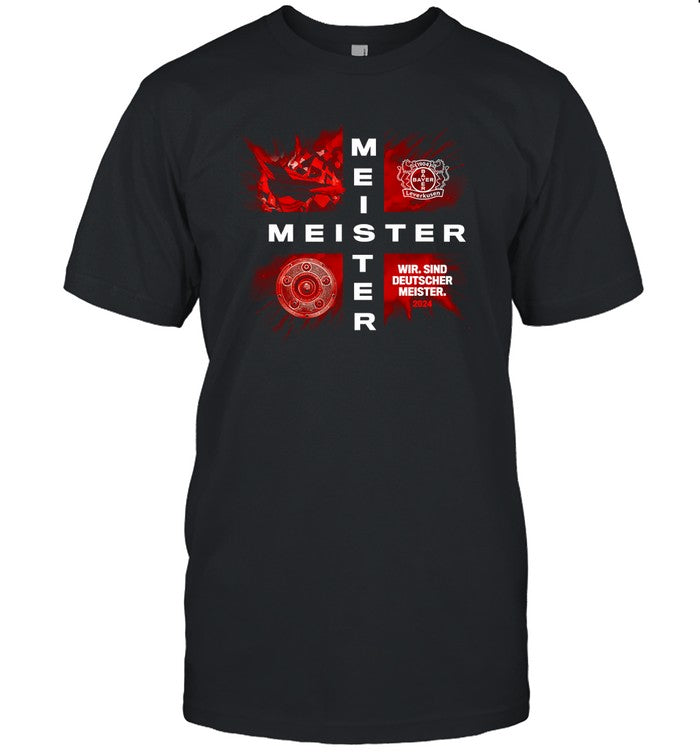 Shirt Bayer 04 Leverkusen Wir Sind Deutscher Meister Limited