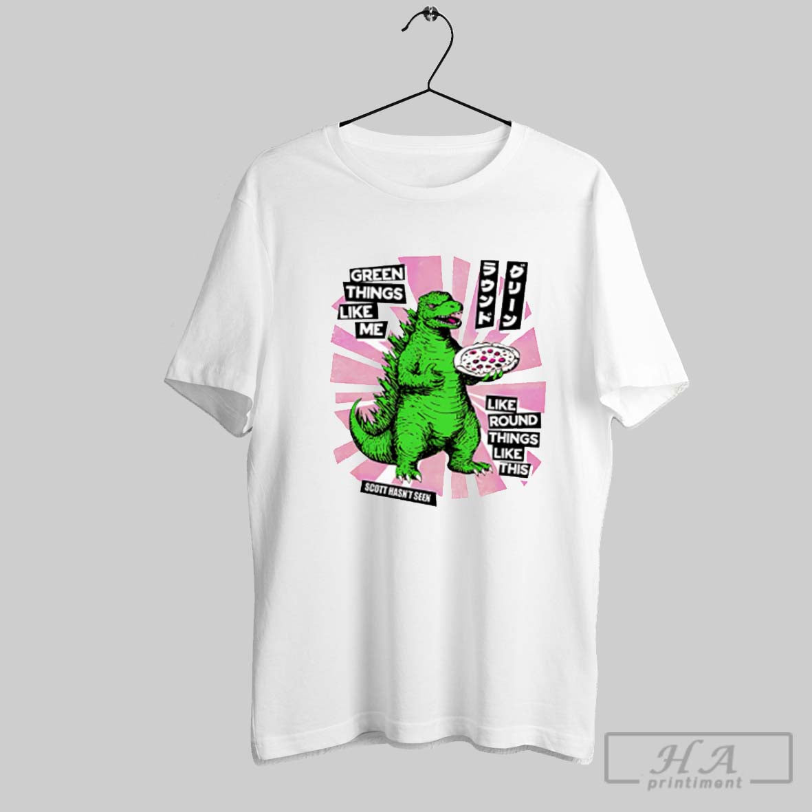 Scott Hasnt Seen Monster Godzilla Shirt