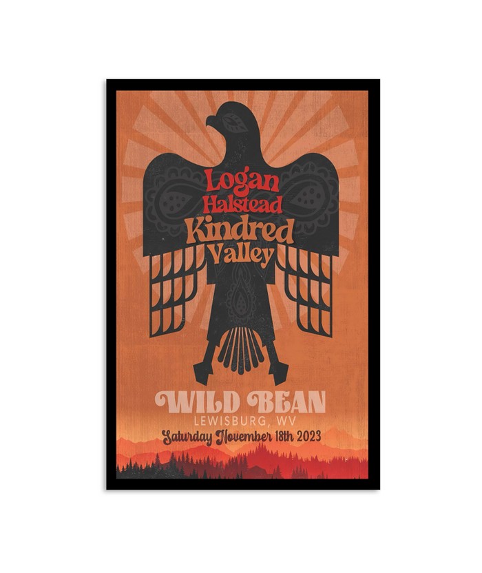 Kindred Valley Nov 18, 2023 Wild Bean Lewisburg, WV Poster