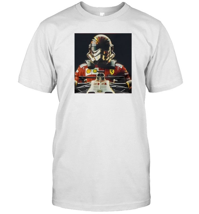 George Lucas Wearing Stormtrooper Tee