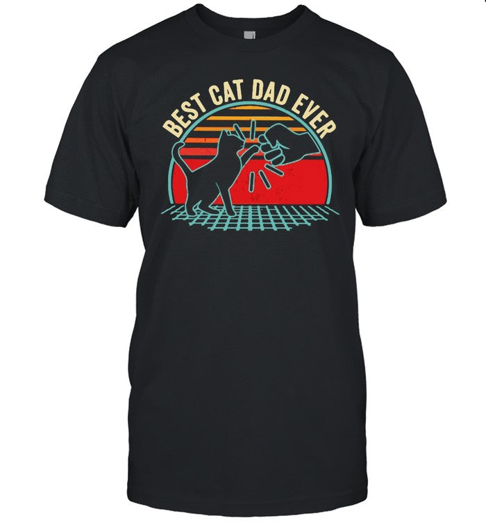 Good Vintage Best Cat Dad Ever shirt