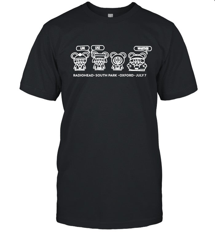 Radiohead South Park Oxford July 27 2001 Anniversary Limited Shirt