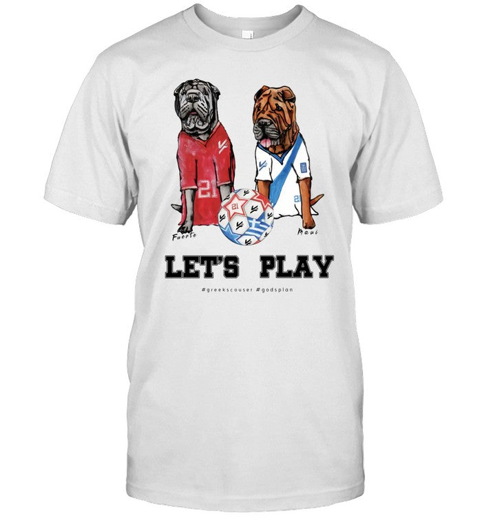 Kostas Let's Play Greekscouser Godsplan Shirt
