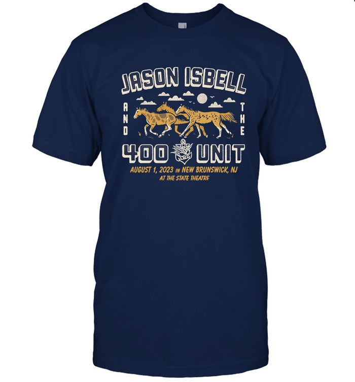 Jason Isbell And The 400 Unit August 1, 2023 In New Brunswick, Nj At The State Theatre Shirt