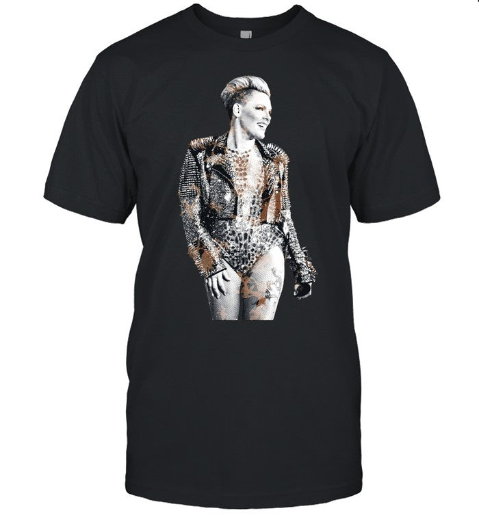 Pink Trustfall Bleach Shirts
