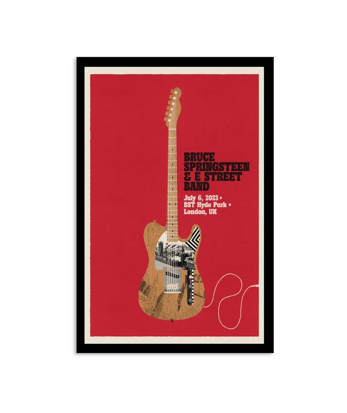 Poster Bruce Springsteen & E Street Band BST Hyde Park, London, UK July 6, 2023