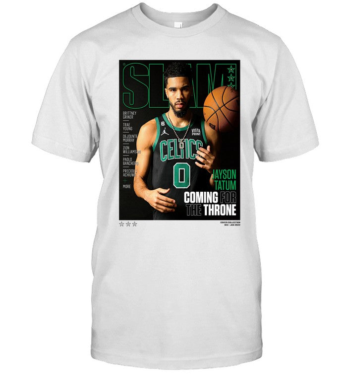 Jayson Tatum Slam Cover Tee