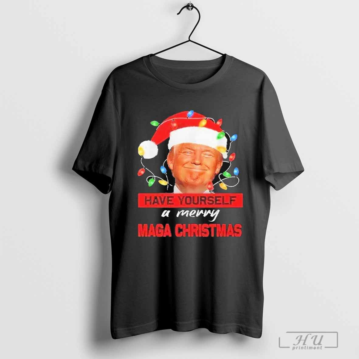 Santa Trump Have Yourself A Merry Maga Christmas Shirt