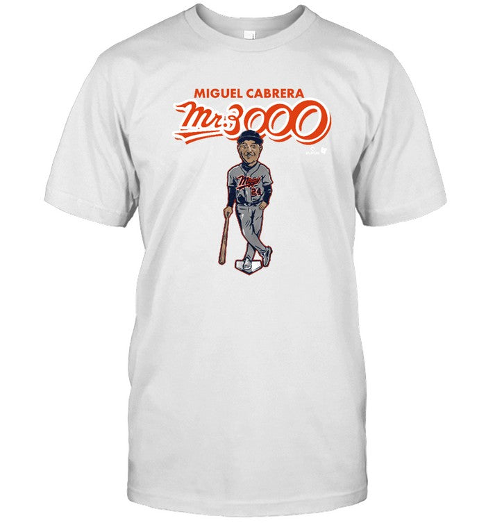 Miguel Cabrera Mr 3000 Detroit Tigers Tee