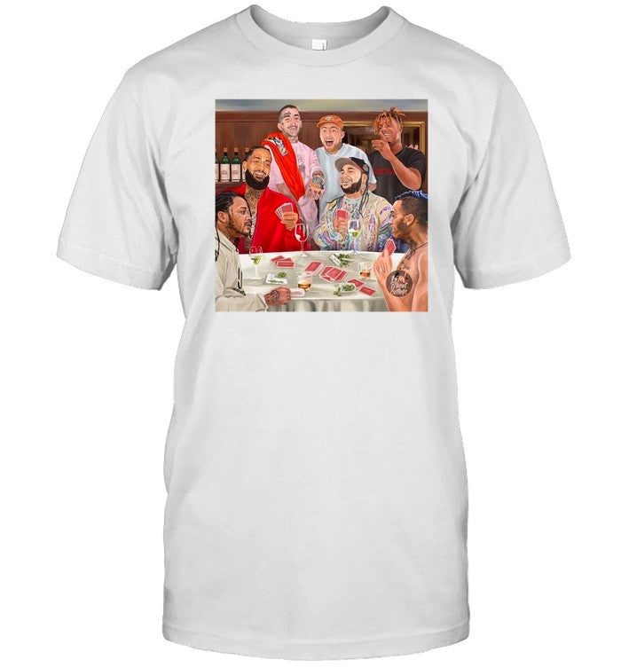 A$Ap Rocky Wearing Rapper Juice Wrld Mac Miller Pop Smoke Spell Music Shirt
