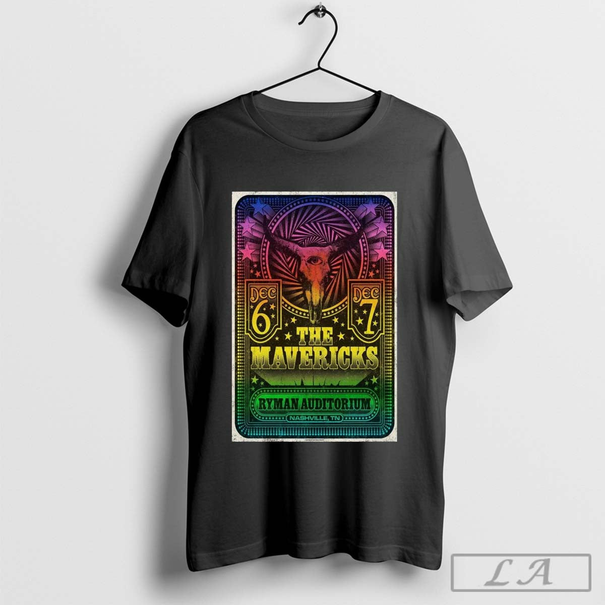 Poster The Mavericks December 6 2024 Nashville TN Shirt