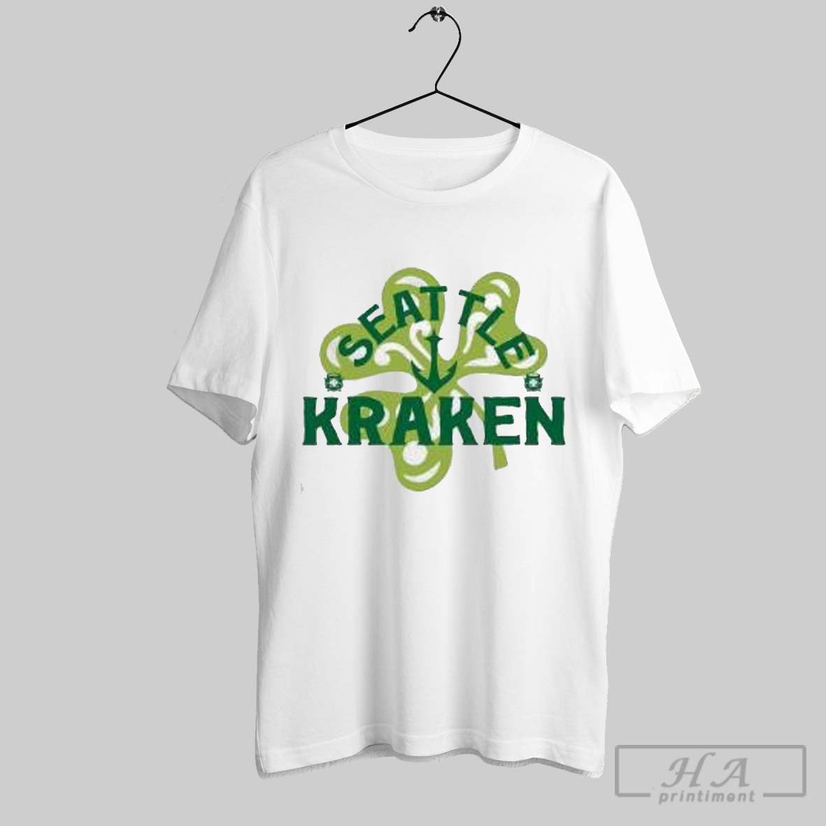 Seattle Kraken Levelwear St Patricks Day Richmond Shamrock Shirt