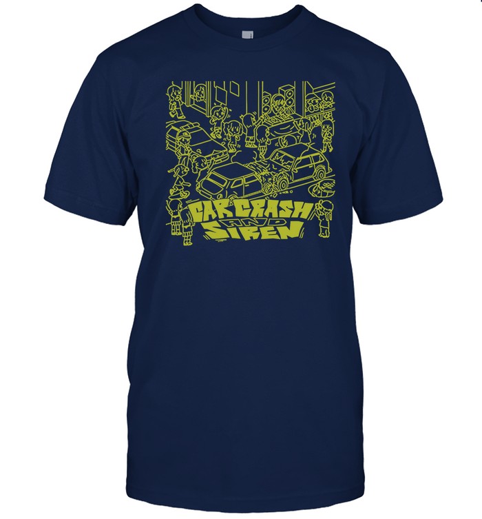 Limited Car Crash And Siren Funny Shirt