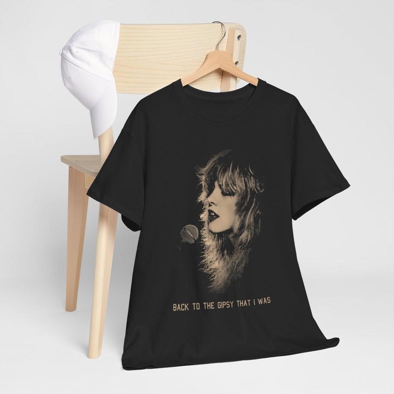 Stevie Nicks Vintage Tee, Stevie Nicks Tour 2024 Cotton Unisex T-Shirt Menswear Tshirt