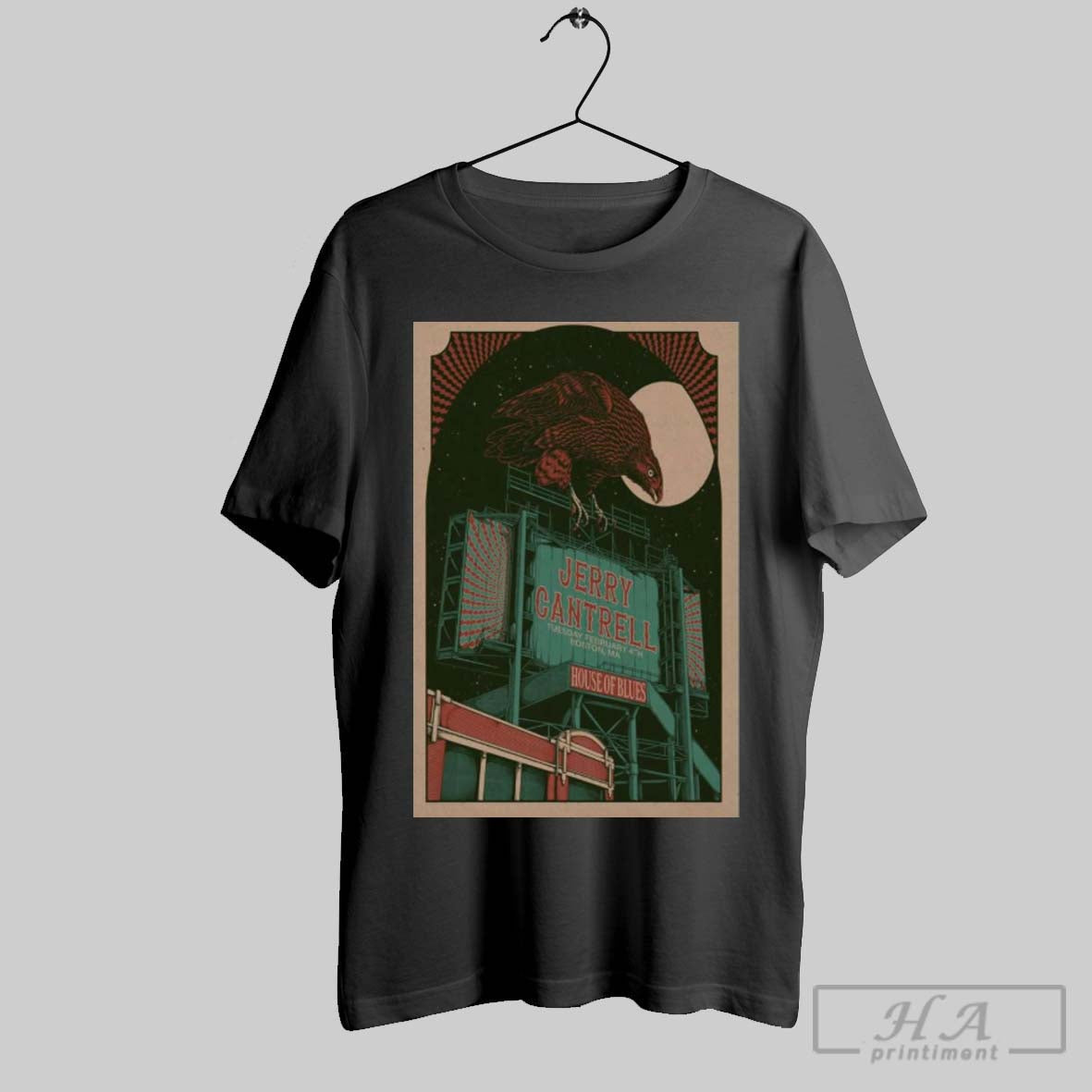Poster Jerry Cantrell House Of Blues Boston In Boston Ma Feb 4 2025 T Shirt