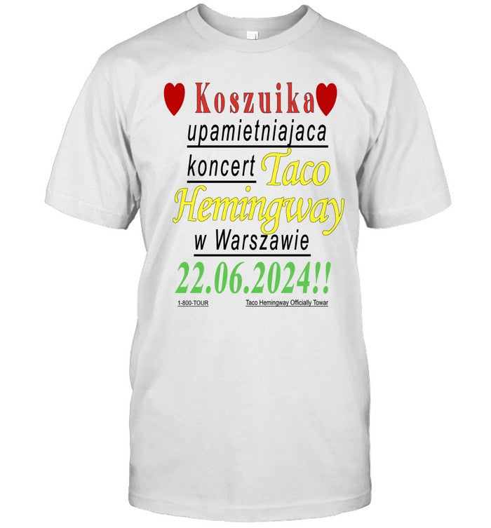 Shirt Taco Hemingway W Warszawie June 22 2024