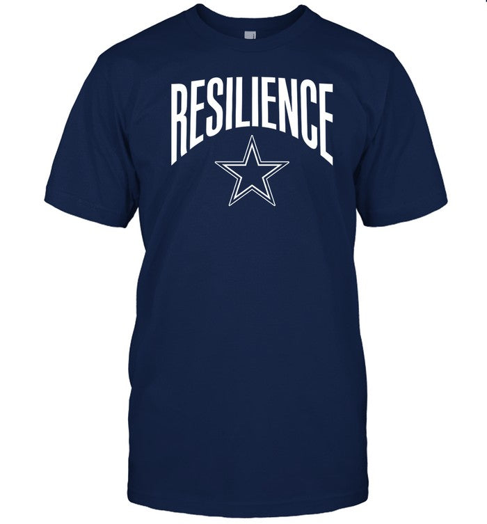 Dak Prescott Wearing Dallas Cowboys Resilience Shirt