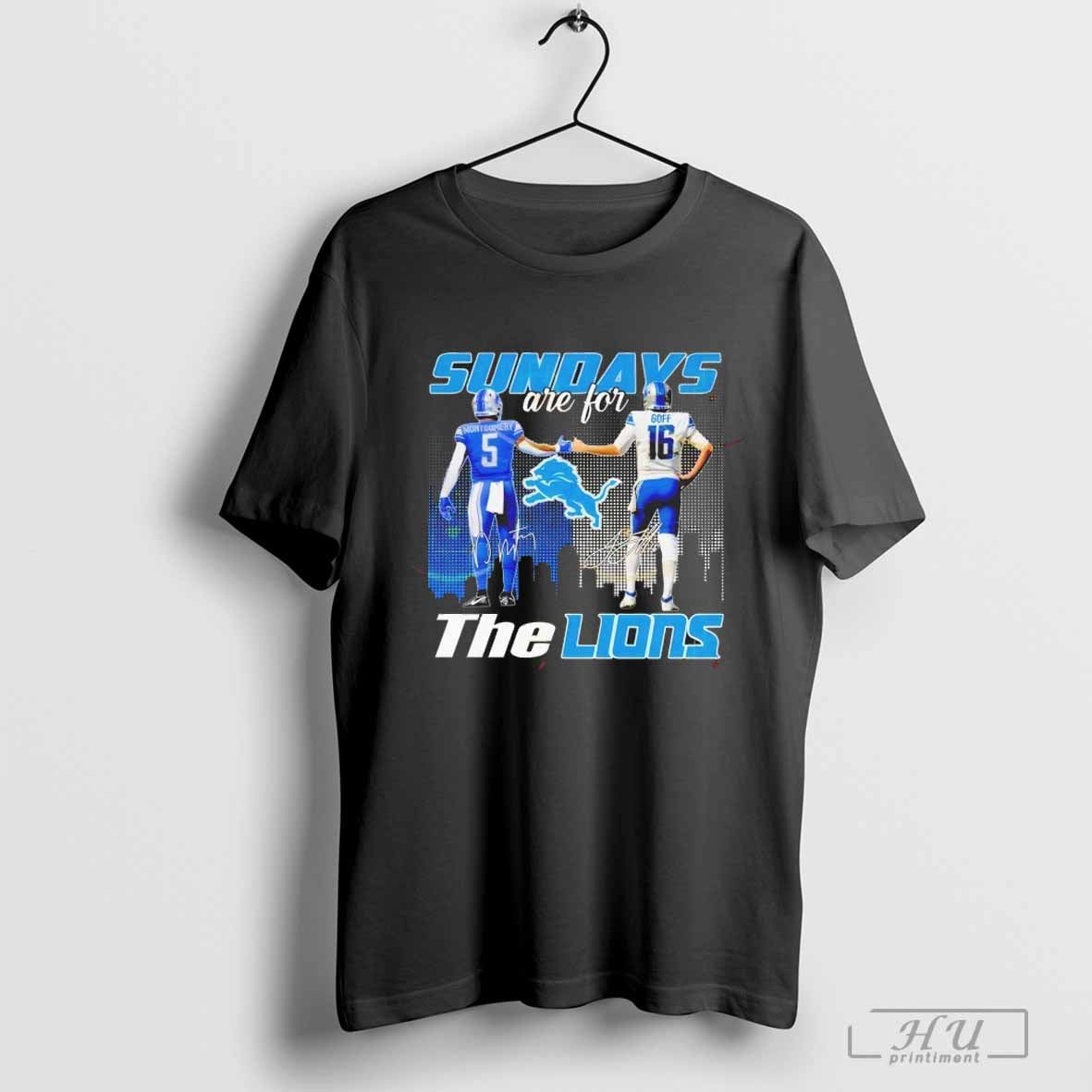 Sunday Are For The Detroit Lions T-Shirt