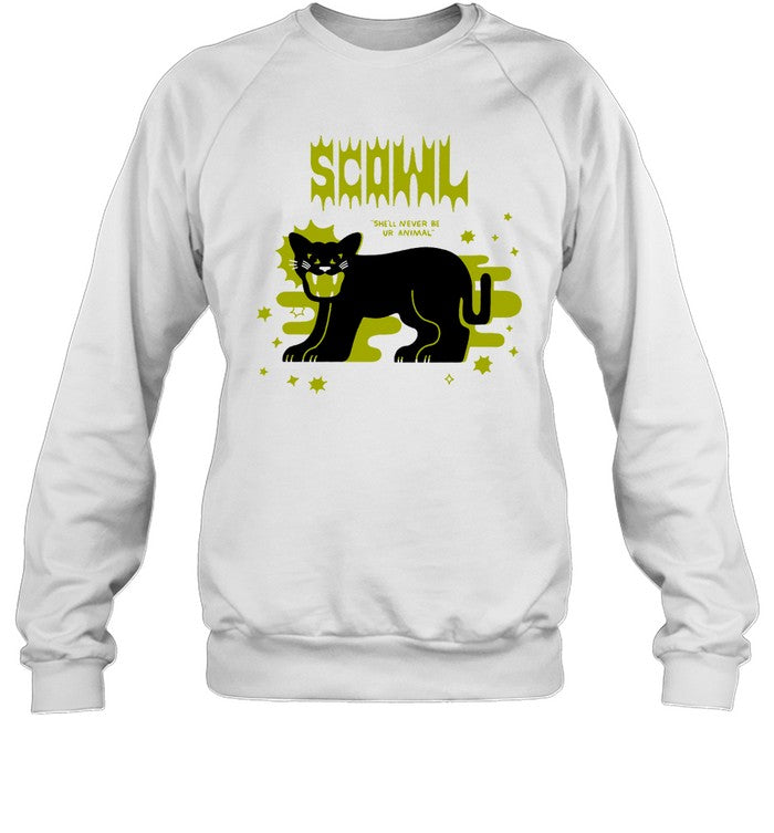 Scowl She'll Never Be Ur Animal Sweatshirt