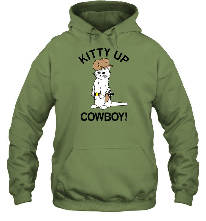 Kitty Up Cowboy Hooded Sweatshirt