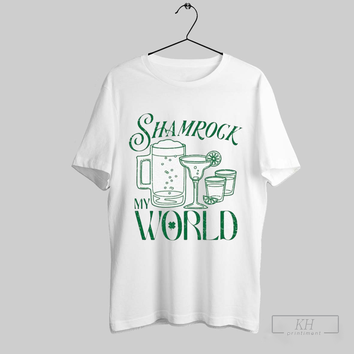 Shamrock My World St Pattys Day Shirt T Shirt