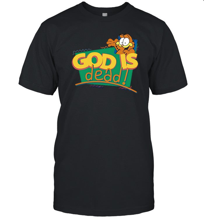 T-Shirt Garfield God Is Dead