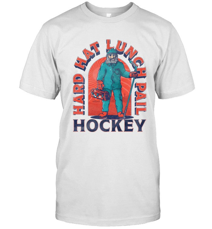 Frankie Borrelli Hard Hat Lunch Pail Hockey T-Shirts