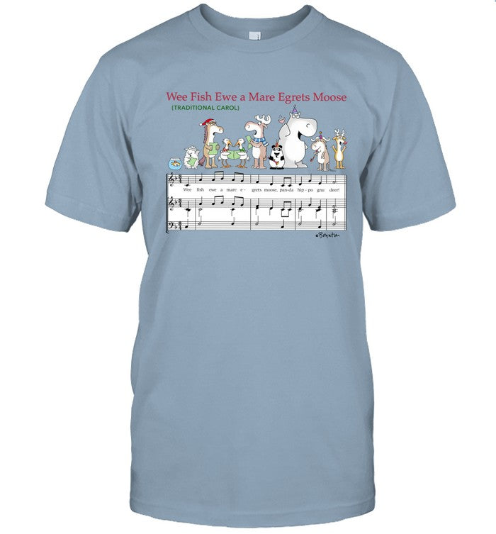 Sandra Boynton Wee Fish Ewe A Mare Egrets Moose Tee
