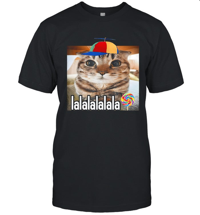 Silly Cat With Lollipop Meme shirt