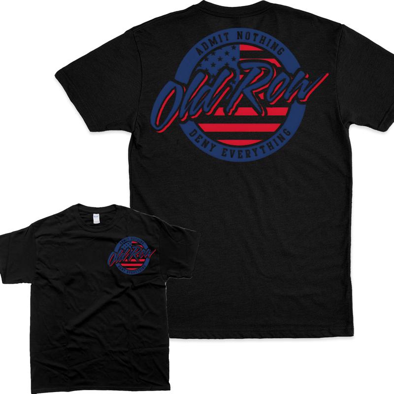 Old Row Retro Circle Graphic Tee Man Menswear Top Vintage Classic Stylish T-Shirt Tshirt vintage beer