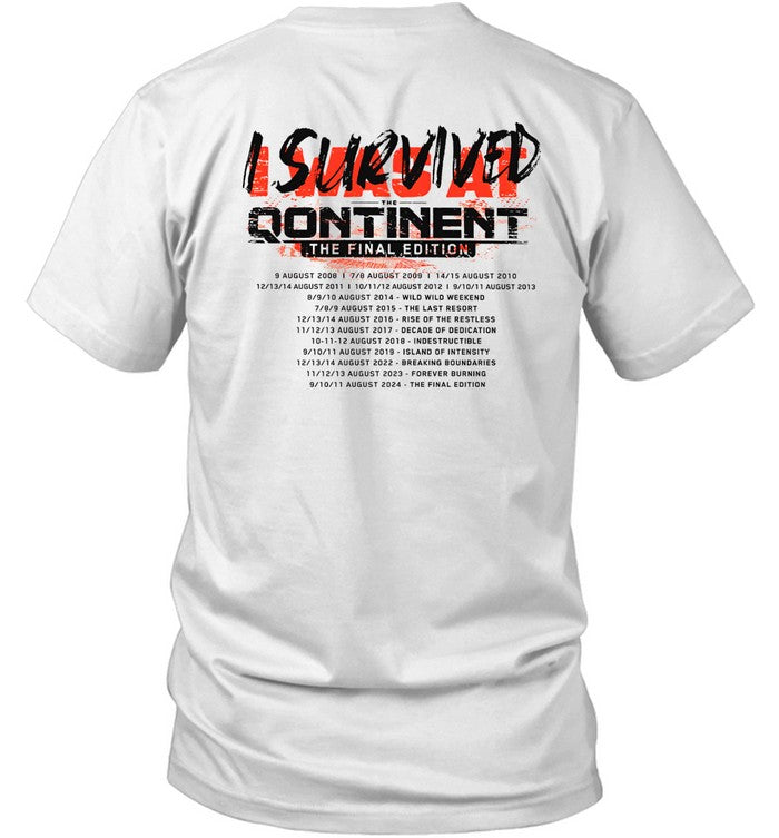 Bass Events I Survived The Qontinent Concert Shirt