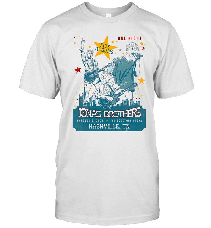 Jonas Brothers Bridgestone Arena Nashville Tn October 9 2023 shirt
