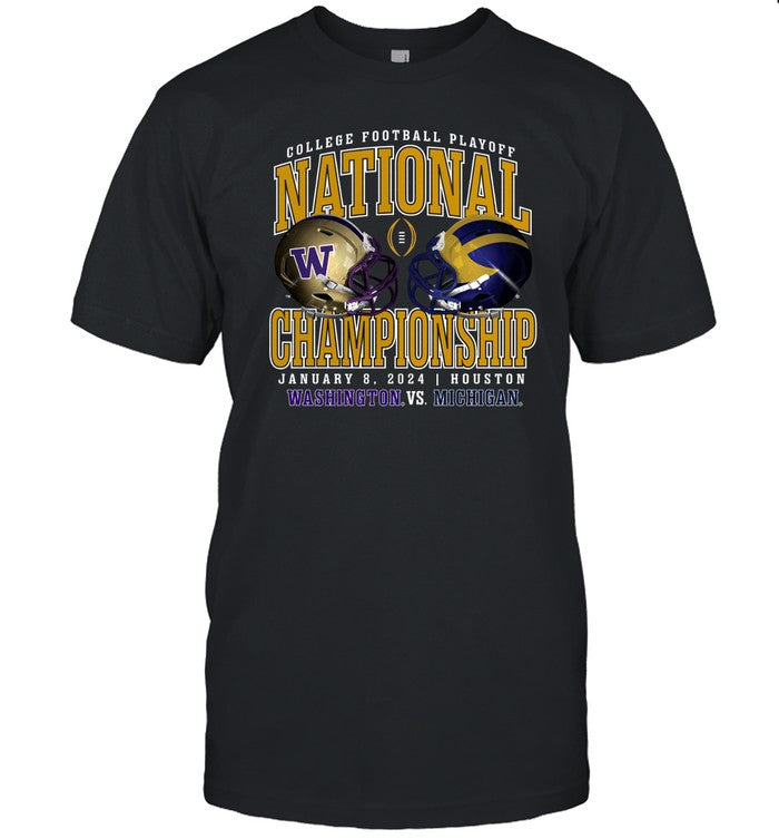 January 8th, 2024 Houston, TX National Championship Washington vs Michigan T-Shirt