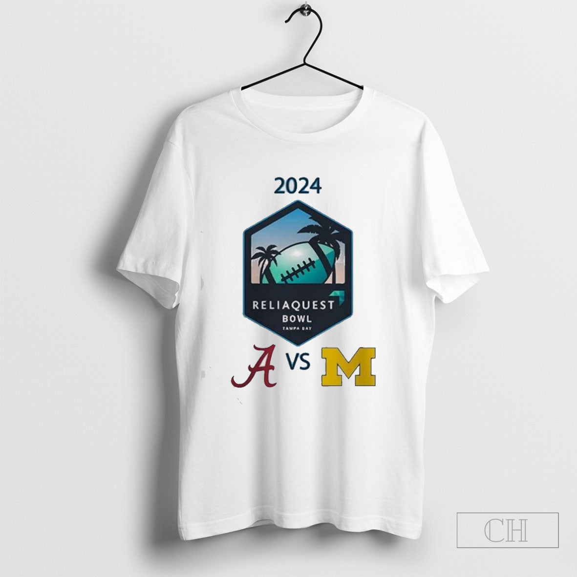 Reliaquest Bowl 2024 Alabama Crimson Tide Versus Michigan Wolverines Matchup In Tampa Florida On December 31 2024 Shirt