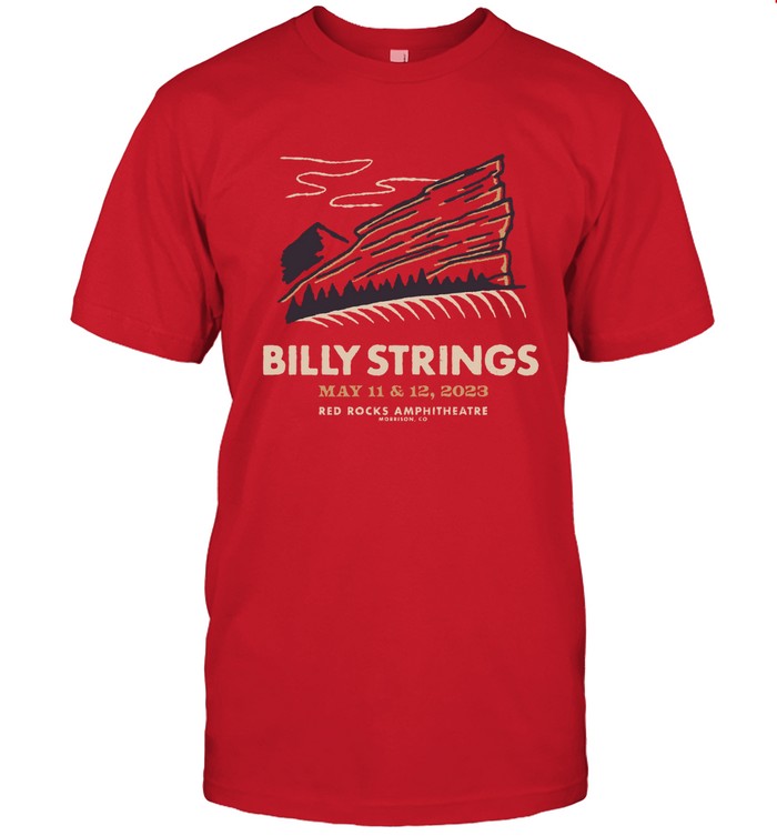 Limited Billy Strings May 11 & 12, 2023 Red Rocks Shirts