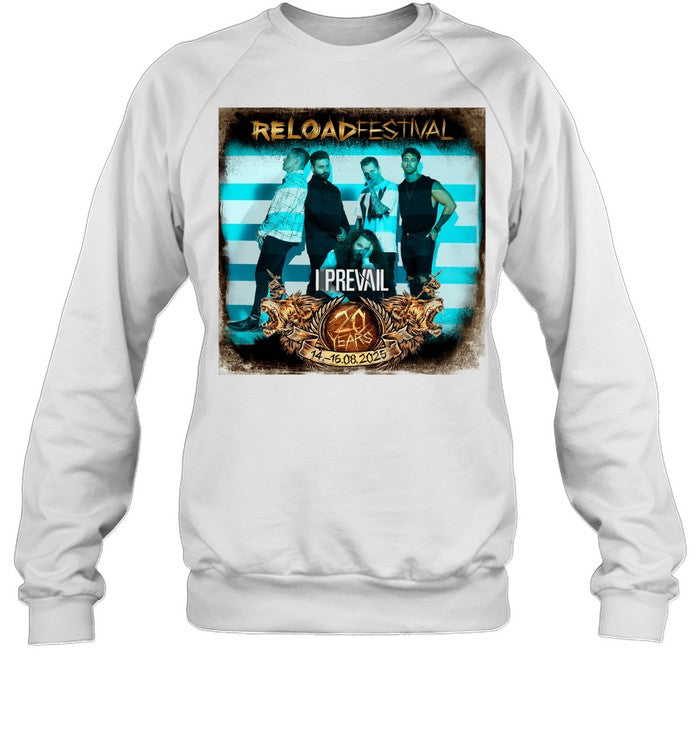 I Prevail Reload Festival 20 Years August 14-16 2024 Event Shirt
