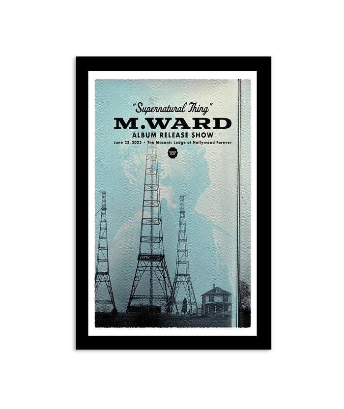 M.Ward Album Release Show June 23 2023 The Masonic Lodge At On Hollywood Forever Poster