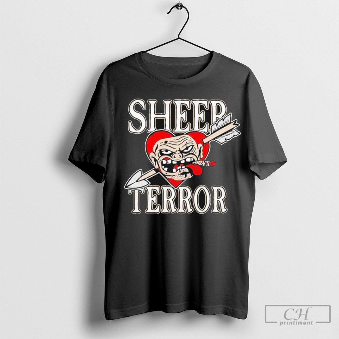 Sheer Terror Who Loves Ya Baby Heart T Shirt
