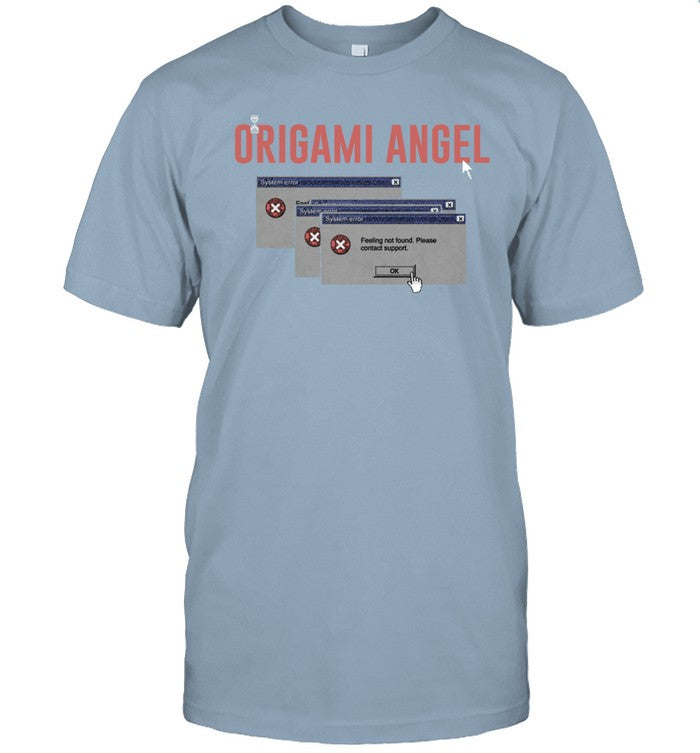 Origami Angel Software Blue T Shirt