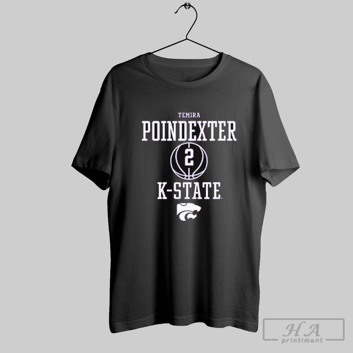Temira Poindexter K State Wildcats Purple Rally Nil Sport Icon T Shirt