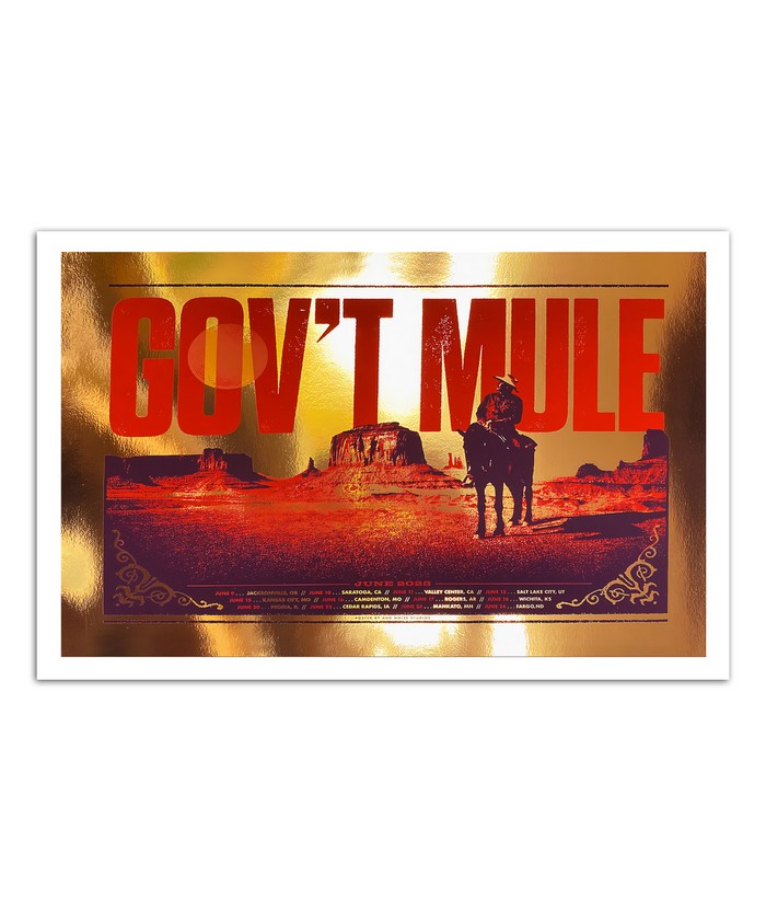 Gov't Mule June 2023 Tour Poster