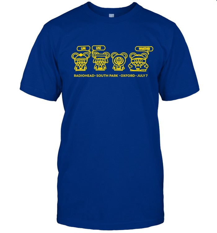 Radiohead South Park Oxford July 27 2001 Anniversary Shirt