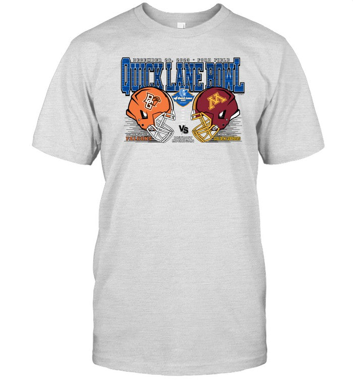 Shirt 2023 Quick Lane Bowl Dueling Helmets