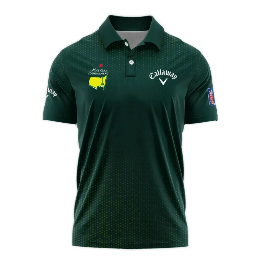 Golf Sport Masters Tournament Callaway Polo Shirt Sports Dinamond Shape Dark Green Polo Shirt For Me