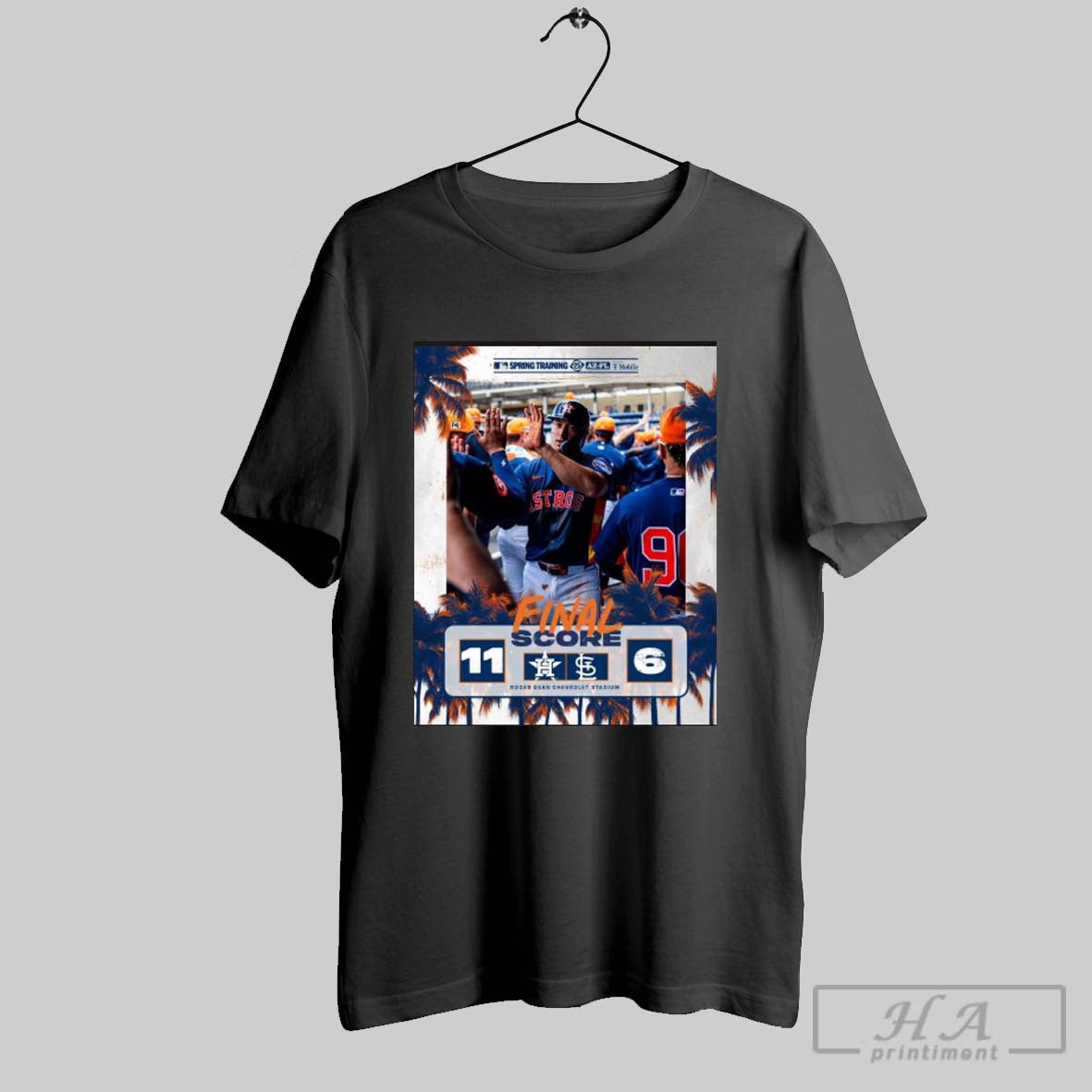 Shay Whitcomb Final Score Houston Astros Vs St Louis Cardinals 11 6 Roger Dean Chevrolet Stadium Poster T Shirt