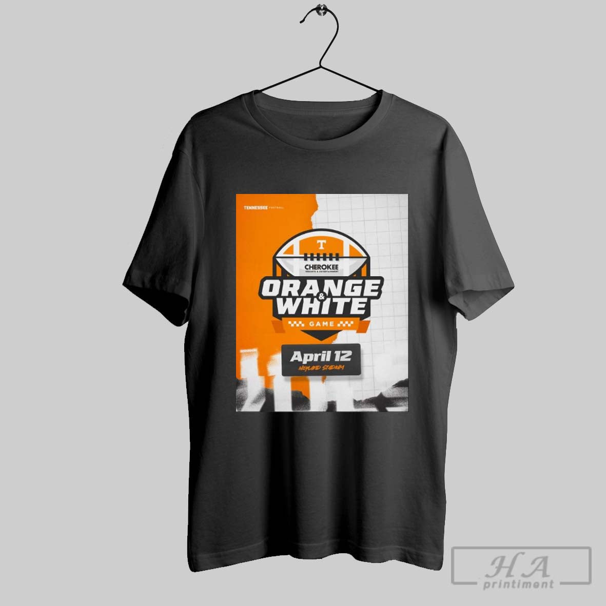 Tennessee Vols Football Orange And White Game April 12 Neyland Stadium Cherokee Resorts And Entertainment T Shirt