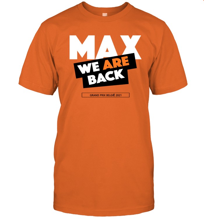 Limited Max Verstappen Orange Army Belgian GP Shirt