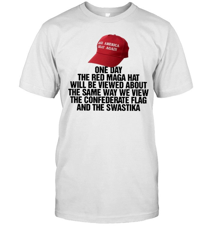 MAGA hat Confederate flag Tee