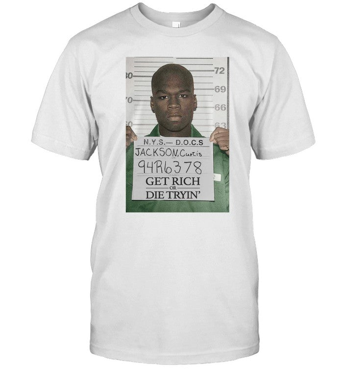 Get Rich or Die Tryin’ Mugshot Tee